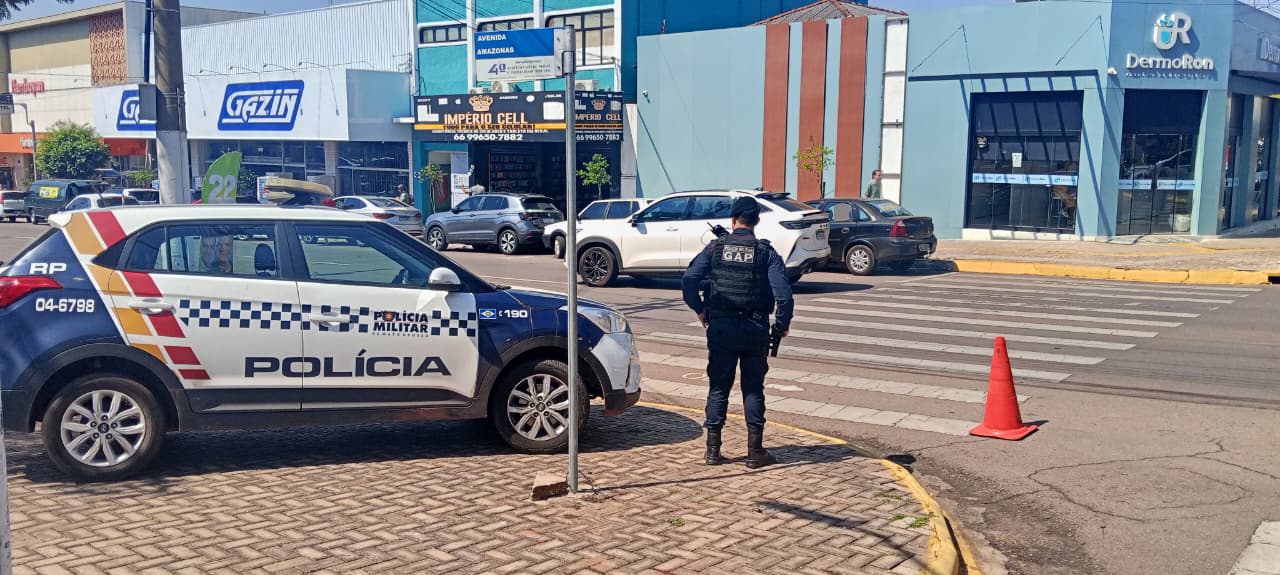 Operação Centro Seguro reforça policiamento em Rondonópolis