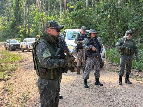 Operação contra desmatamento apreende armas em Aripuanã, MT
