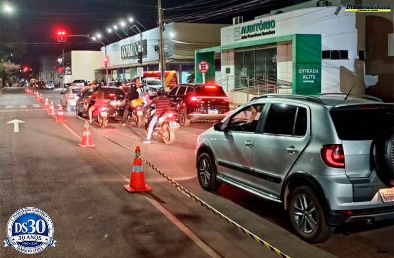 Operação Lei Seca prende 14 motoristas em Tangará da Serra