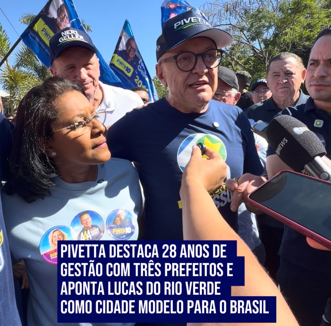 Otaviano Pivetta inicia campanha à reeleição em Lucas do Rio Verde