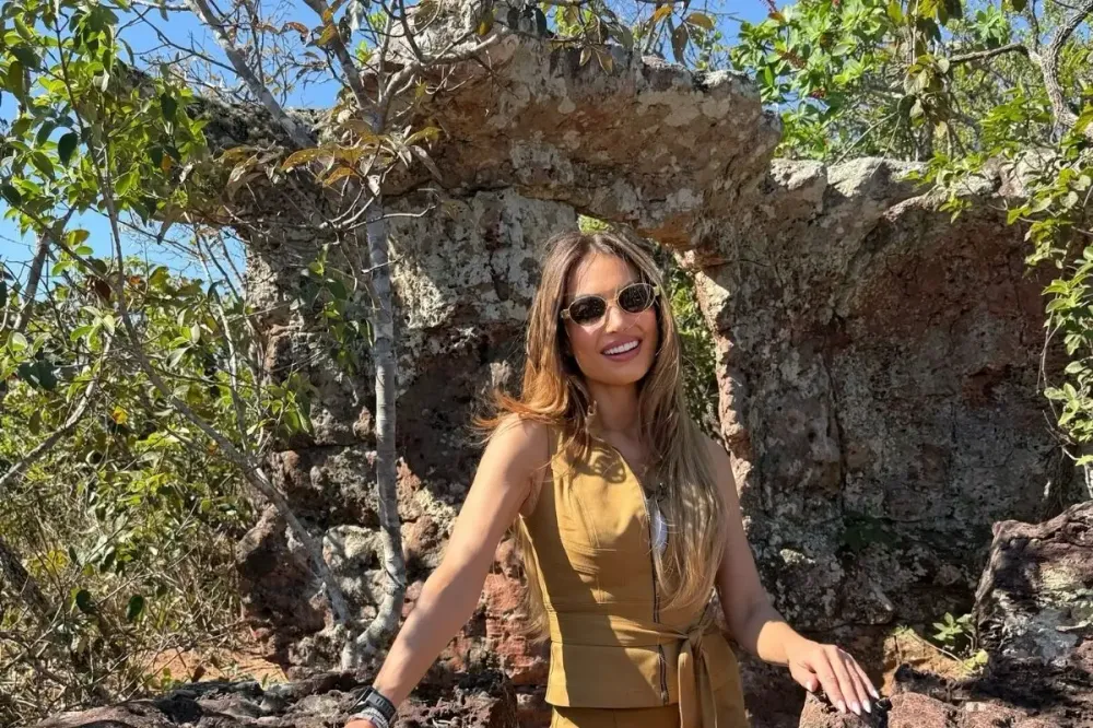 Patrícia Poeta explora Chapada dos Guimarães em gravação