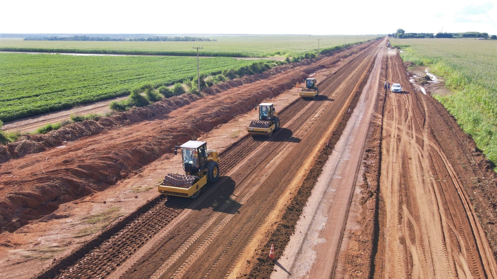Pavimentação da MT-338 avança e transforma acesso à Comunidade dos Russos em Primavera do Leste