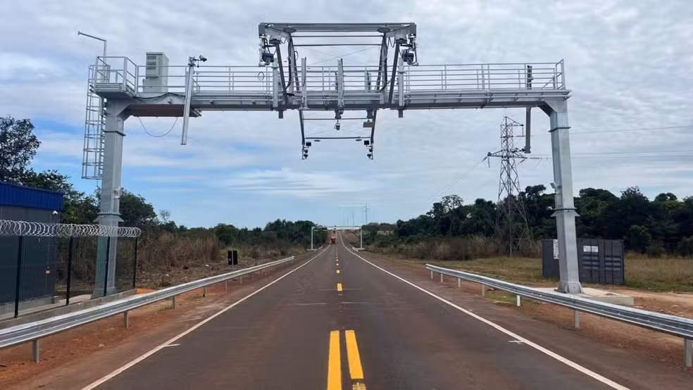 Pedágio sem cancela inicia cobrança em rodovias de MT