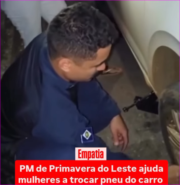 Policial ajuda jovens em Primavera do Leste