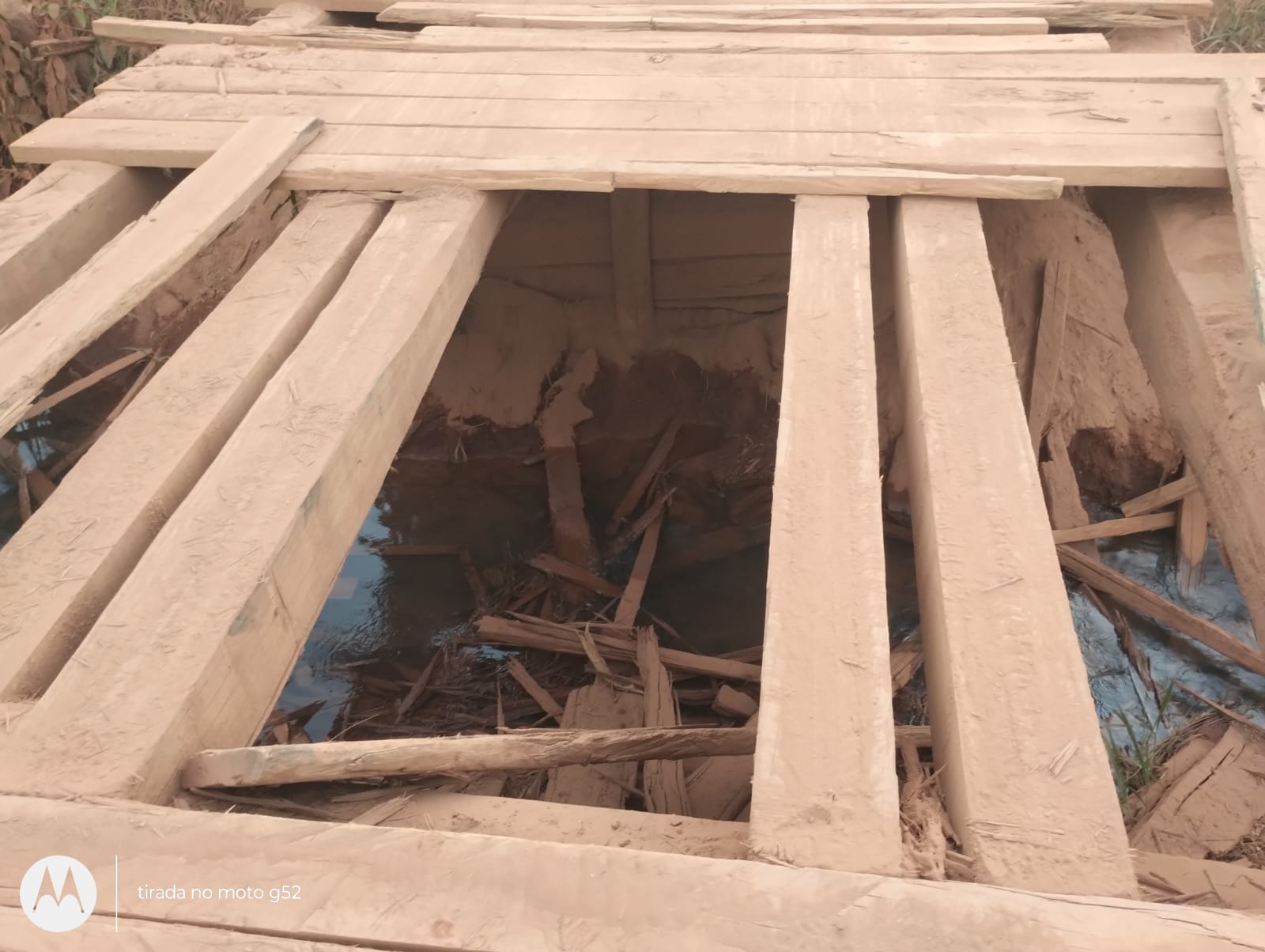 Ponte precária na MT-424 preocupa motoristas em Mato Grosso