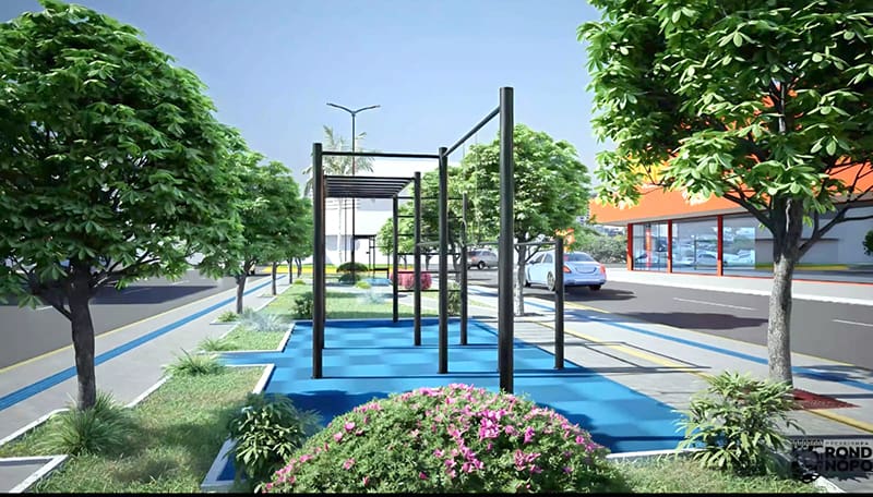 Praça linear de Rondonópolis vai receber R$ 4 milhões