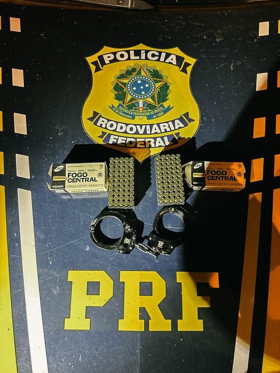 PRF apreende munições e combustível irregular na BR-174B