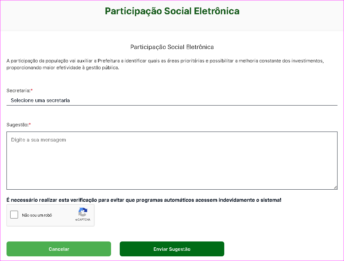 Primavera do Leste abre participação popular para melhorar serviços públicos