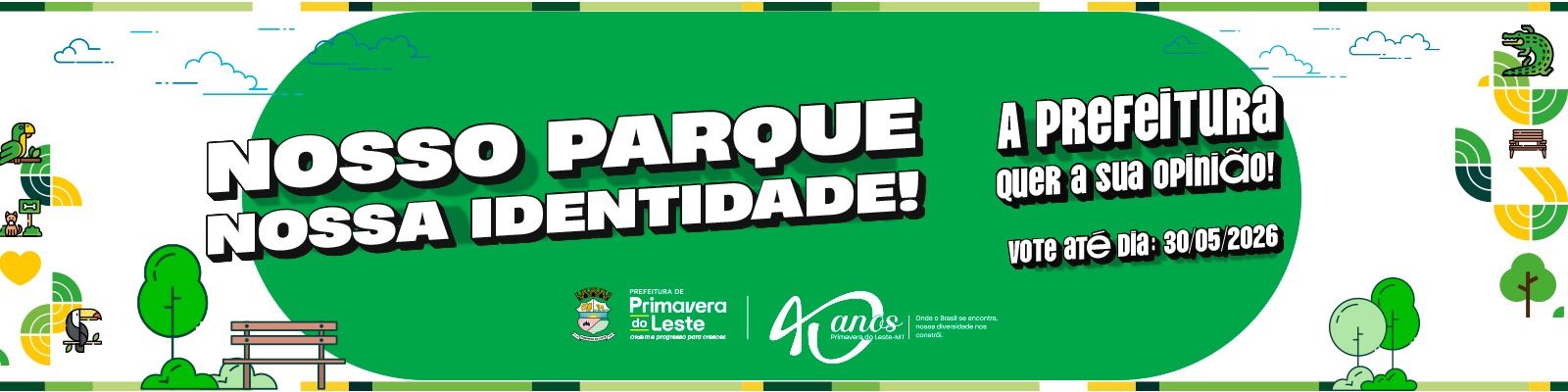 Primavera do Leste abre votação para nome de novo parque ambiental