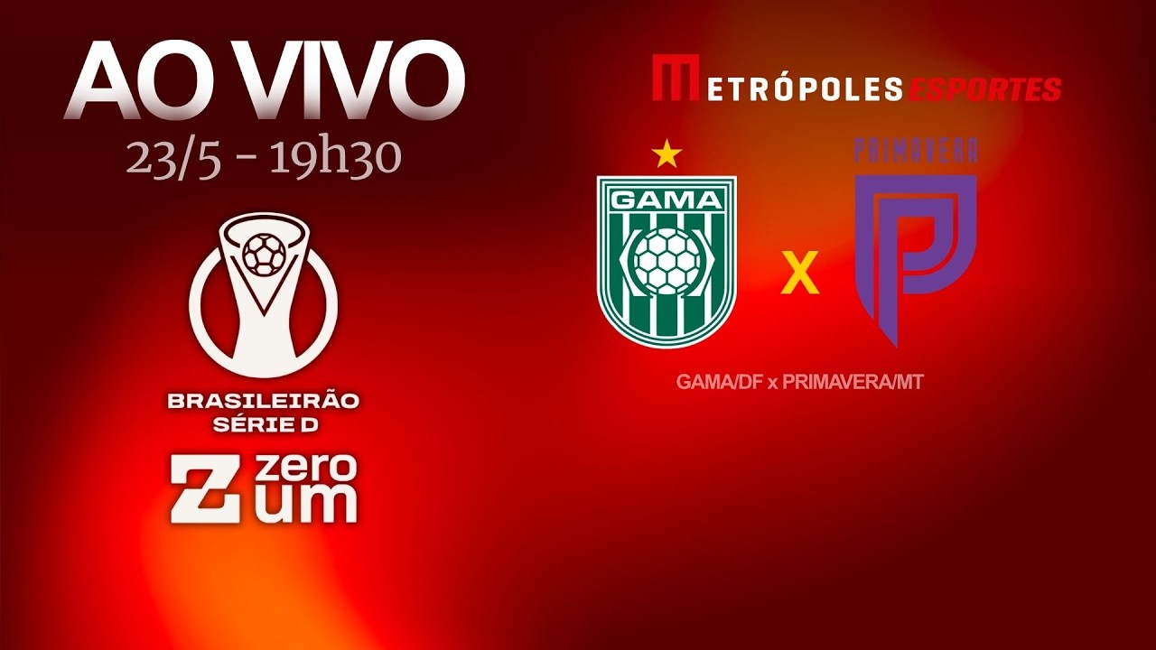 Primavera x Gama ao vivo