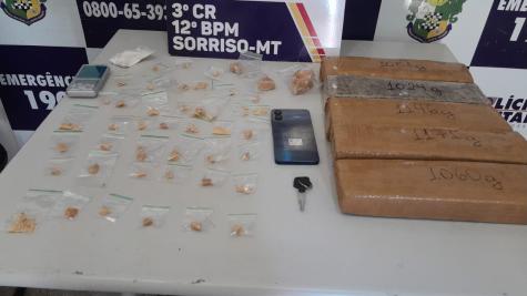 Prisão por tráfico em Sorriso MT