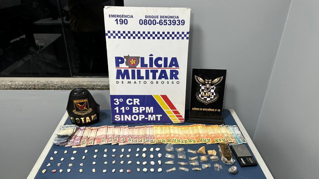 Prisão por tráfico expõe esquema em Sinop