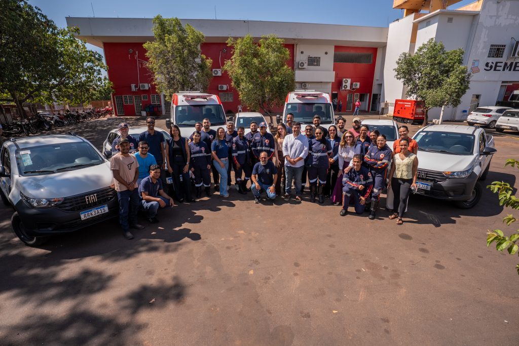 Saúde renova frota com ambulâncias e veículos em Rondonópolis