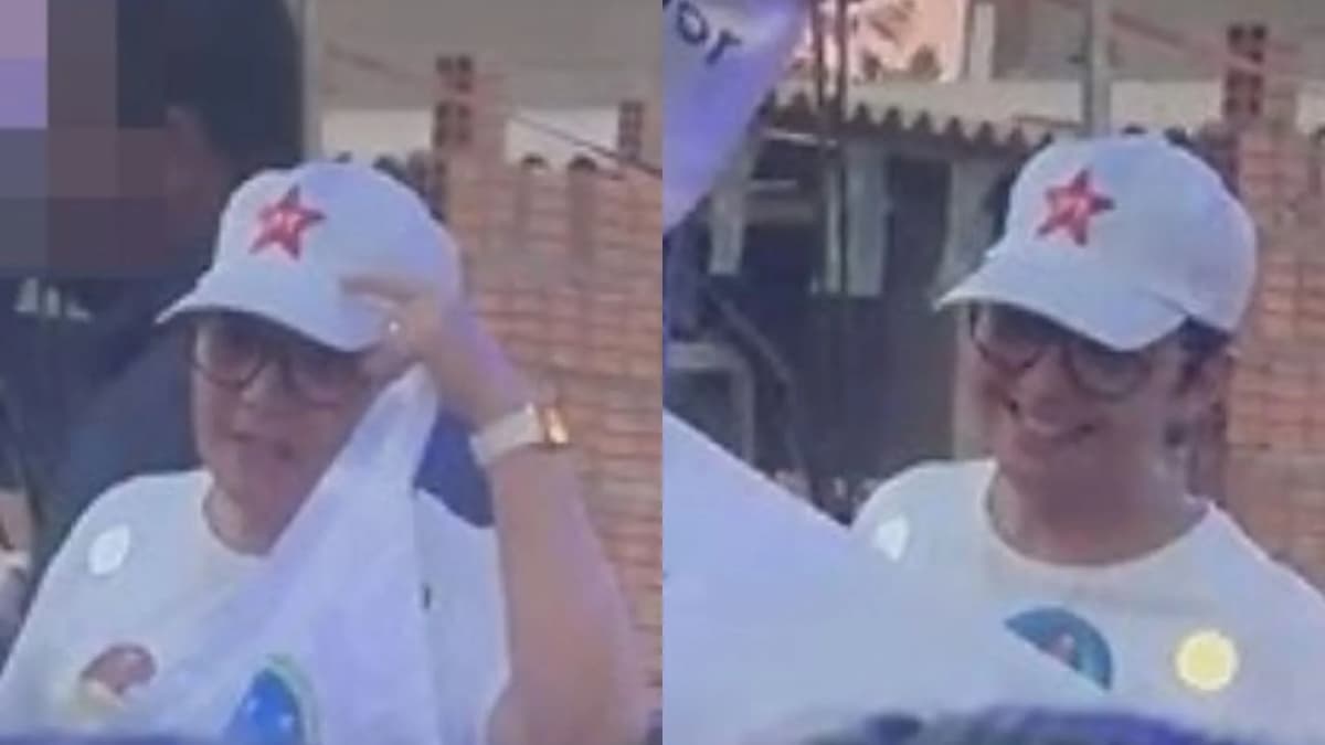 Secretária de Várzea Grande vai a ato de Fávaro e posa com boné do PT em MT
