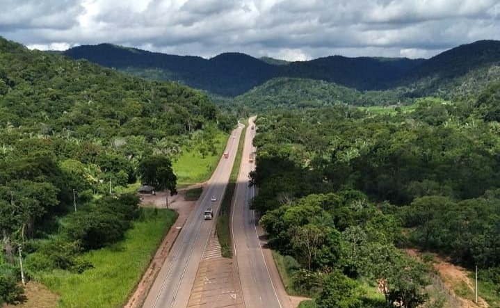 Serra de São Vicente tem alterações no trânsito na BR-364