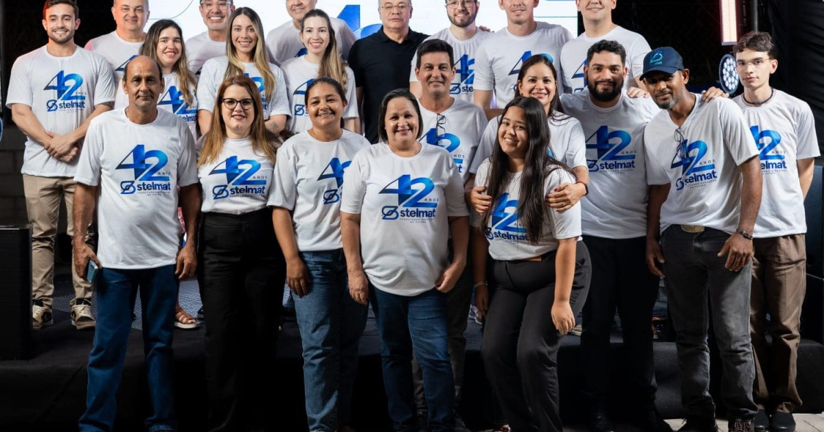 Stelmat completa 42 anos de inovação em tecnologia em Cuiabá MT