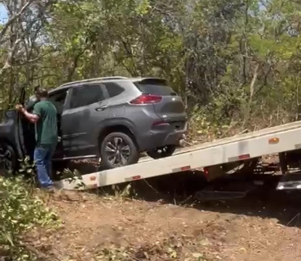 Tracker furtada é achada no cerrado em Canarana MT