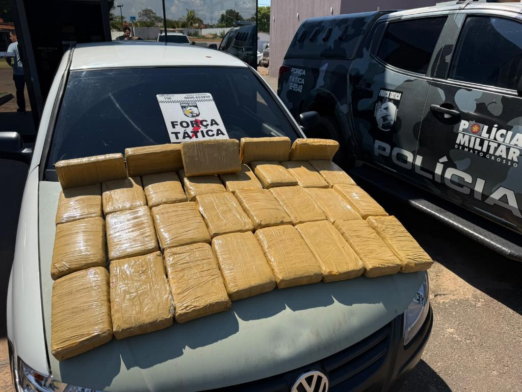 Tráfico de drogas: 4 presos com 31 kg de maconha em Pontes e Lacerda