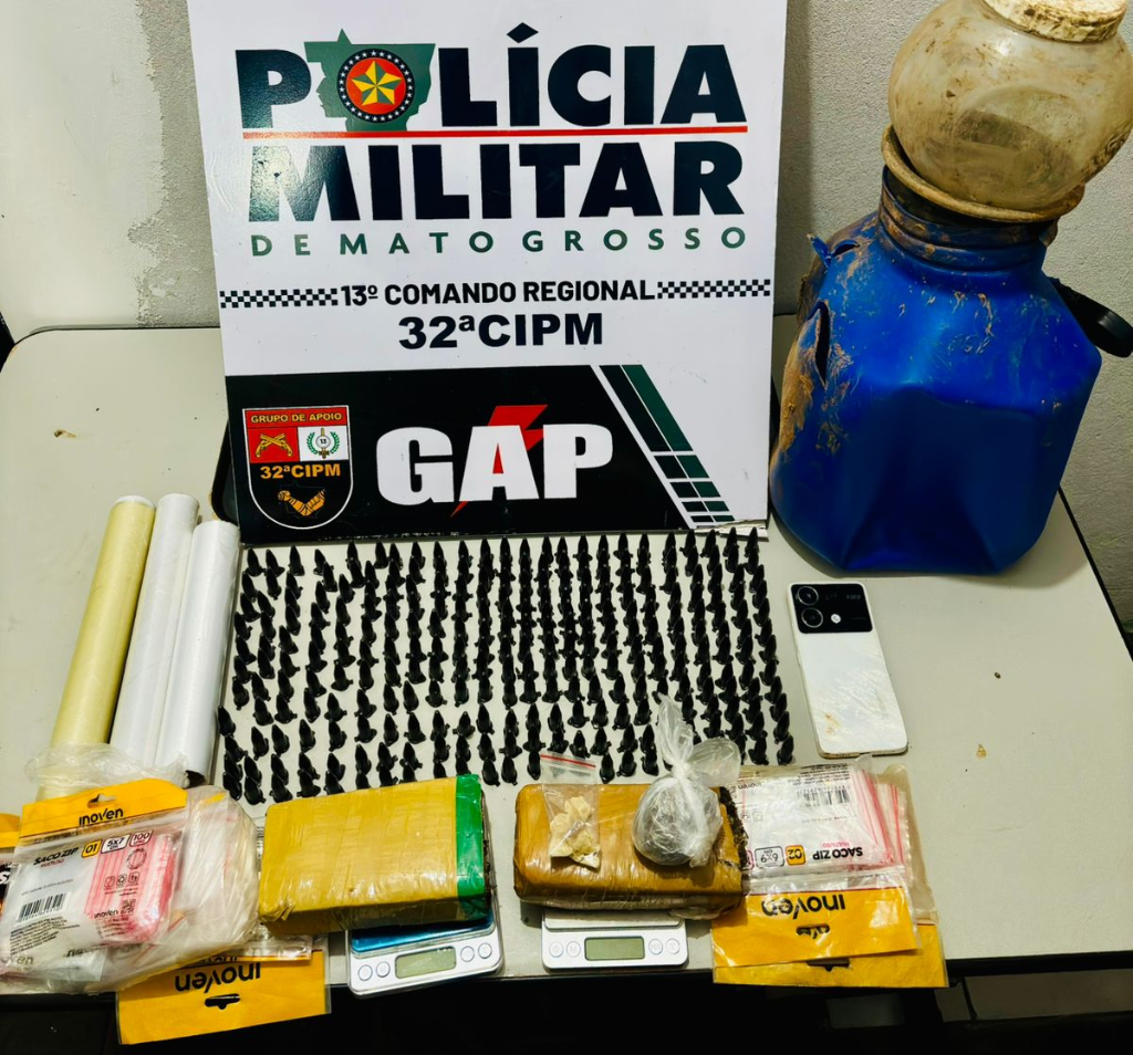 Tráfico de drogas é desarticulado em MT