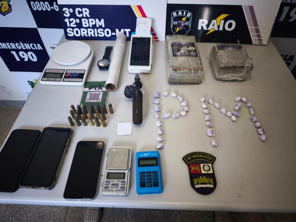 Tráfico de drogas é desarticulado em Sorriso