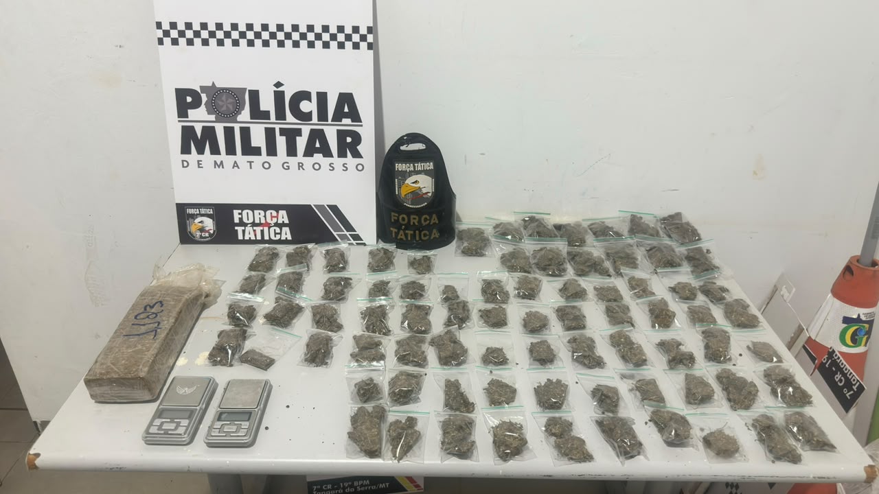Tráfico de drogas é desarticulado em Tangará da Serra