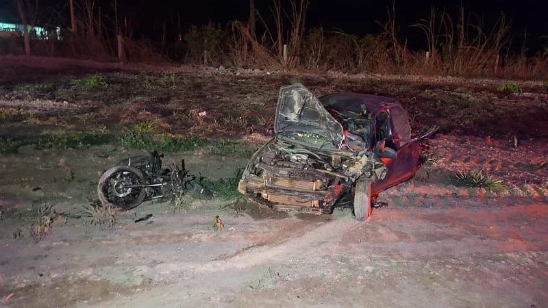 Ultrapassagem irregular de carreta mata motociclista na BR-163 em MT