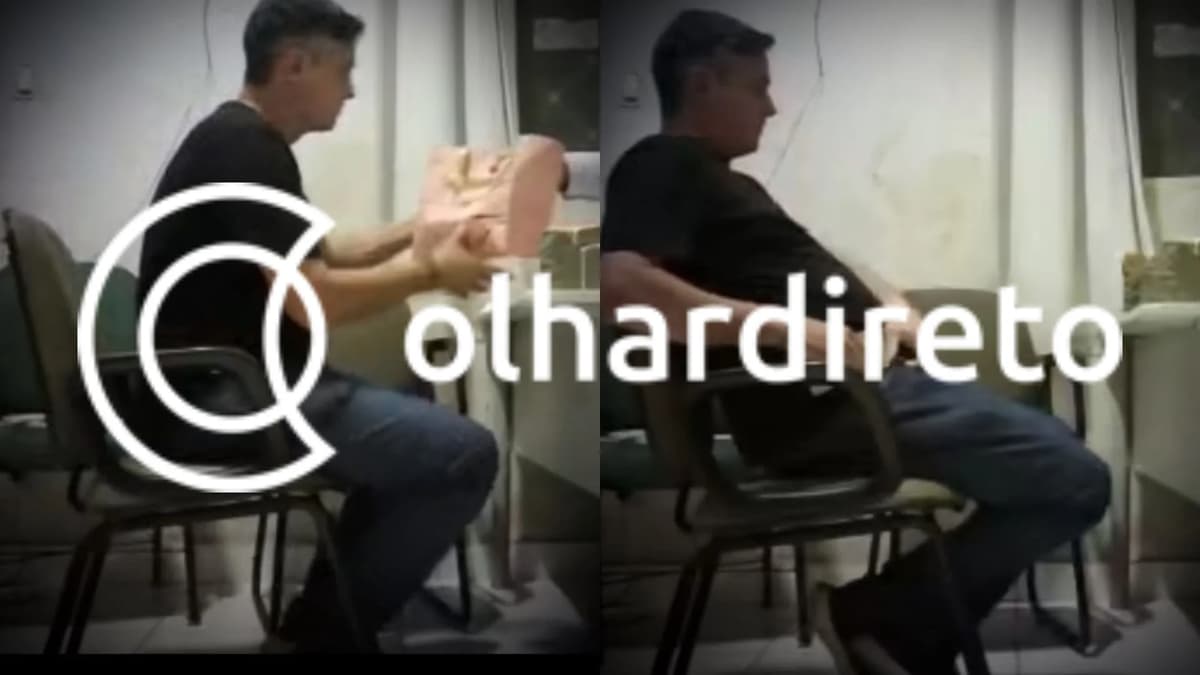 Vídeo flagra chefe do DAE guardando maços de dinheiro em MT